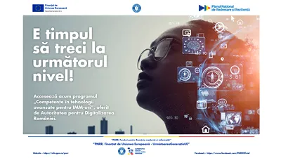 „Competențe în tehnologii avansate pentru IMM-uri”, proiectul prin care Autoritatea pentru Digitalizarea României împinge România către necesitățile anului 2030 (P)