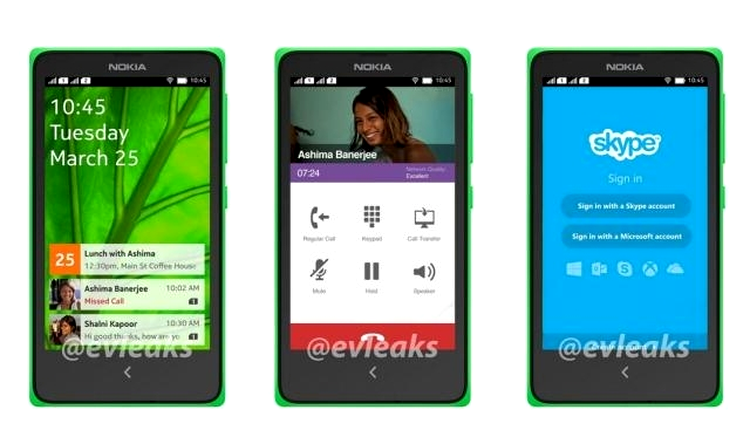 Nokia Normandy - intefaţa