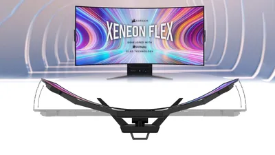 Corsair anunță Xeneon Flex, primul monitor de gaming OLED care poate fi curbat de utilizator. VIDEO