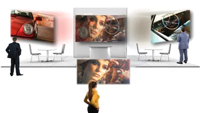 MirraViz MultiView Screen propune vizionarea mai multor filme sau jocuri simultan pe acelaşi ecran