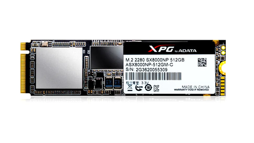 ADATA lansează XPG SX8000, un SSD pentru gaming cu interfaţă M.2