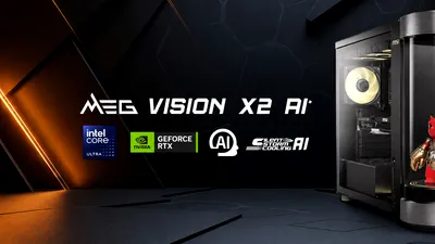 MSI MEG Vision X2 AI+: primul computer de gaming din lume cu companion AI agentic reprezentat în mod vizual