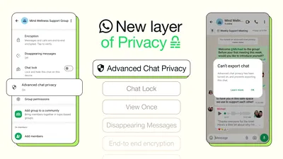 WhatsApp oferă o nouă funcție: Advanced Chat Privacy
