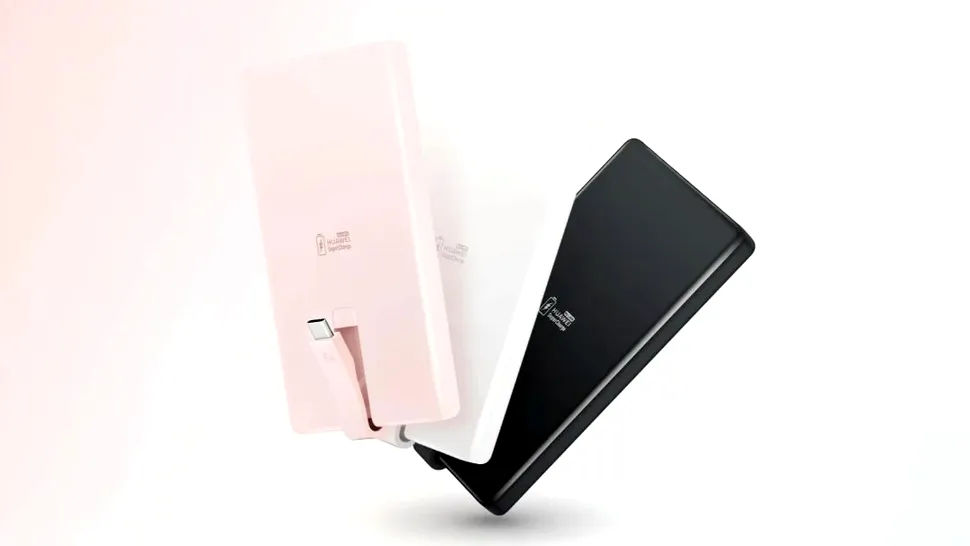 Huawei a lansat o baterie externă de 12.000 mAh cu încărcare de 100 W și funcții inteligente de localizare