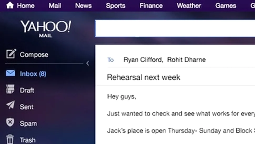 Interfaţă nouă pentru Yahoo Mail, inspirată de Flickr şi Tumblr