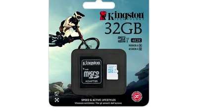 Kingston UHS-I U3, cardul microSD pentru Camere de Acţiune