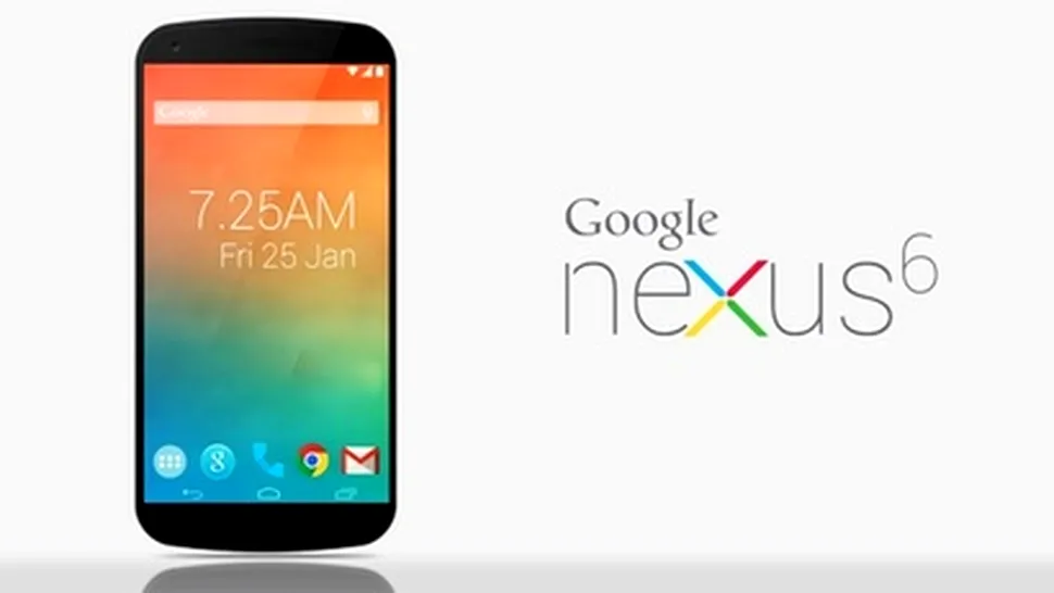 Nexus 6 de la Motorola: smartphone cu display de 5,9 inci si senzor de amprente