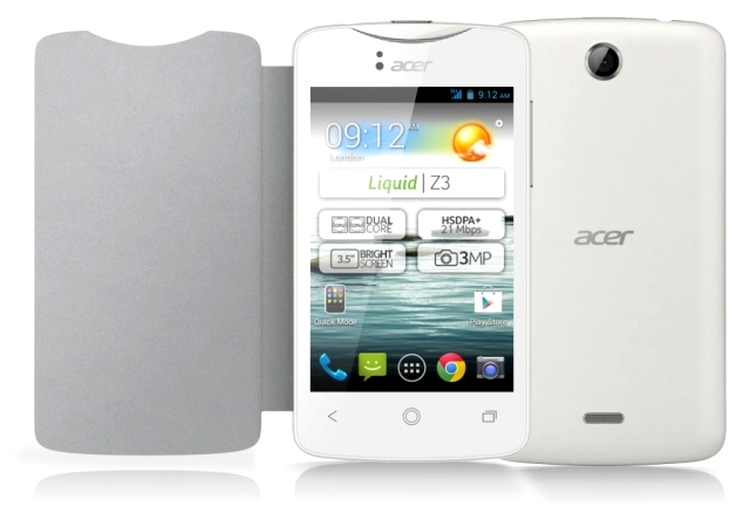 Acer Liquid Z3 - smartphone dual SIM accesibil