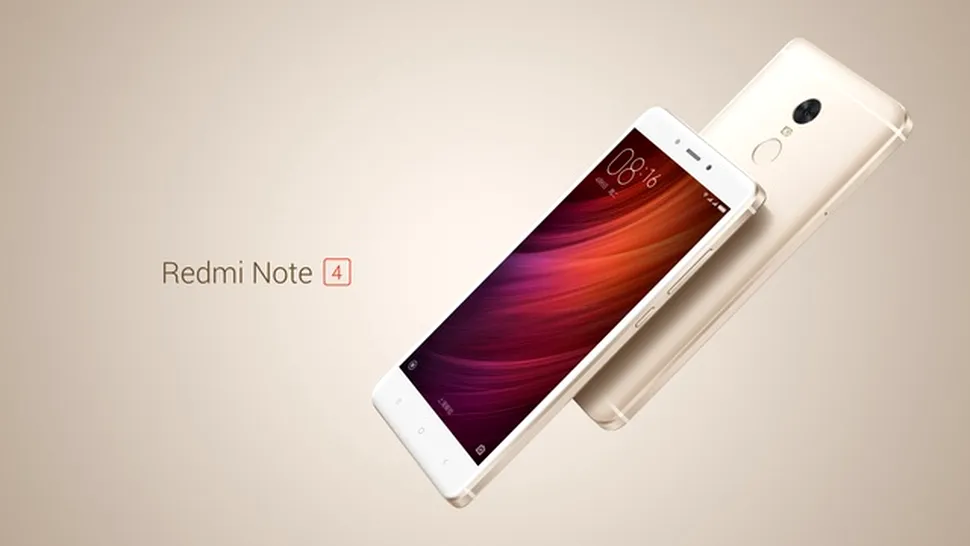 Xiaomi Redmi Note 4 se lansează în China cu hardware puternic la un preţ foarte mic