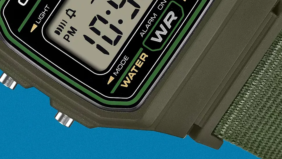 Casio transformă emblematicul model F-91W într-un ceas pentru drumeții cu o singură mică modificare. Preț mai „piperat”