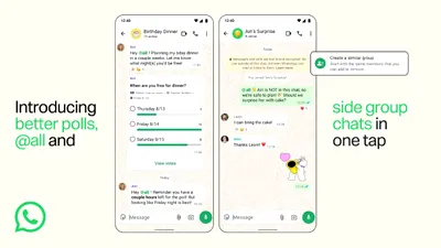 WhatsApp introduce trei funcții noi pentru conversațiile de grup