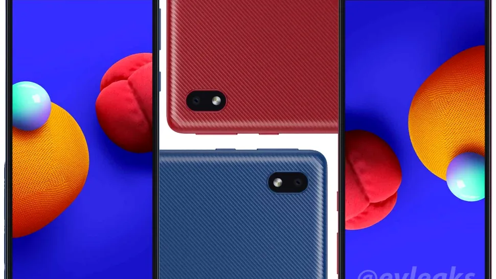 Galaxy A01 Core, cel mai ieftin telefon Samsung, apare în imagini de prezentare