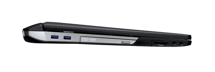 Asus G75VW - latura stângă