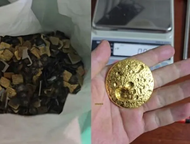 VIDEO Un chinez susține că a obținut peste 190 de grame de aur din electronice uzate, inclusiv mii de SIM-uri