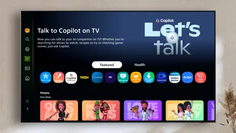 Microsoft Copilot ajunge pe noile televizoare și monitoare inteligente Samsung
