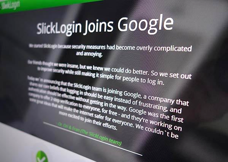 Google a achiziţionat SlickLogin
