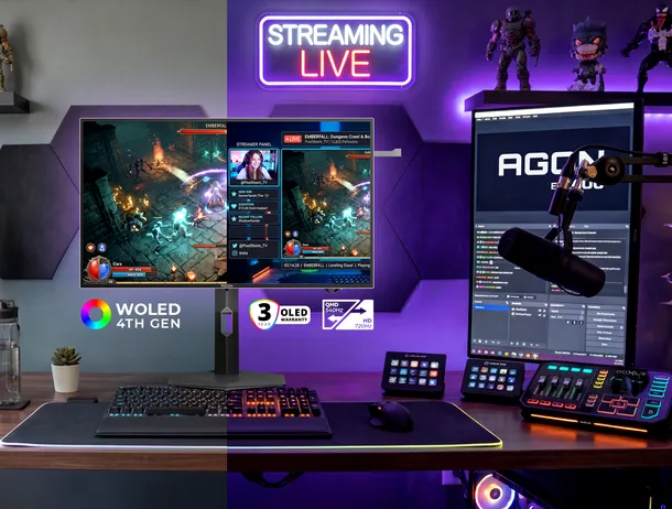 AGON PRO AGP277QKDC dă startul unei noi generații de monitoare de gaming
