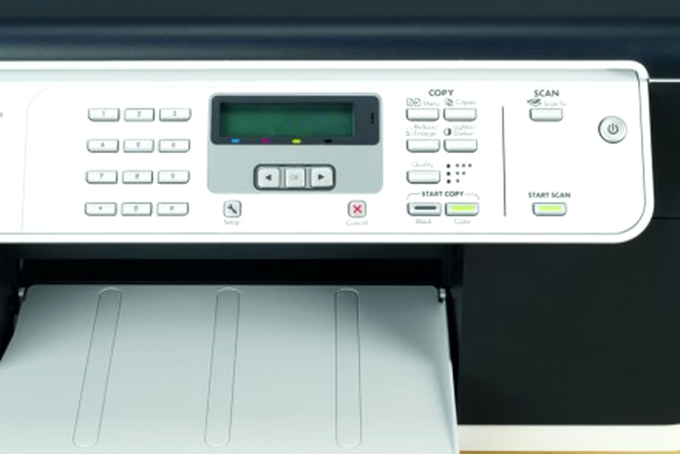 HP Officejet Pro L7480 - panoul de control