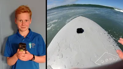 Un GoPro căzut în apă a fost descoperit, în stare de funcționare, peste câteva luni