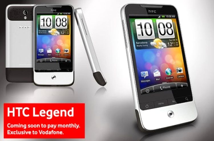 HTC Legend va costa echivalentul a 1.750 de lei la liber