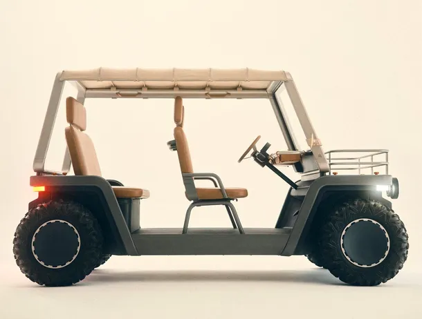 Foști angajați ai Apple și Audi au creat un vehicul electric de lux inspirat de buggy-ul lunar
