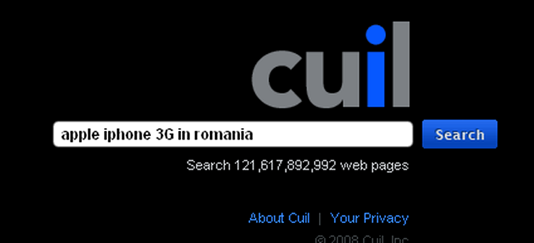Cuil.com - motor de cautare