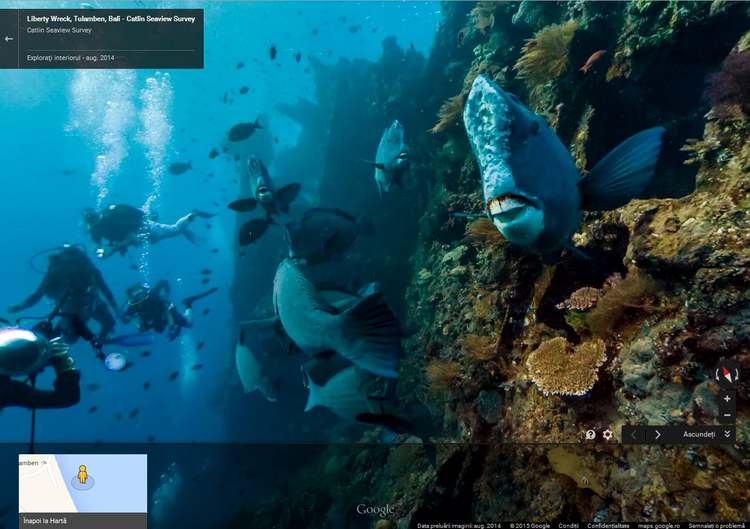 Google Street View ne poartă către 40 de insule exotice şi locaţii subacvatice spectaculoase