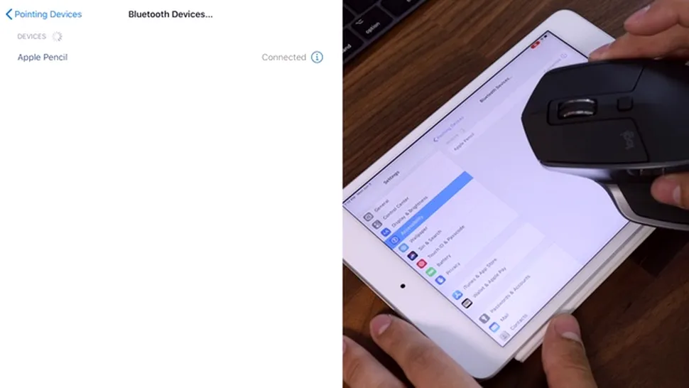 iPadOS ascunde o surpriză pentru fanii tabletelor Apple: suport pentru mouse