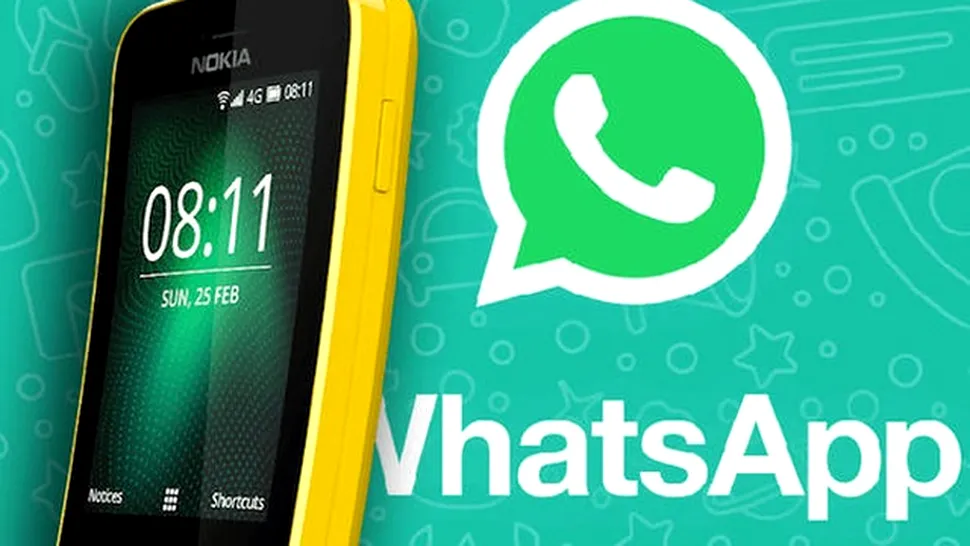 Nokia 8110, remake-ul „banana phone” de la HMD Global, primeşte aplicaţia WhatsApp