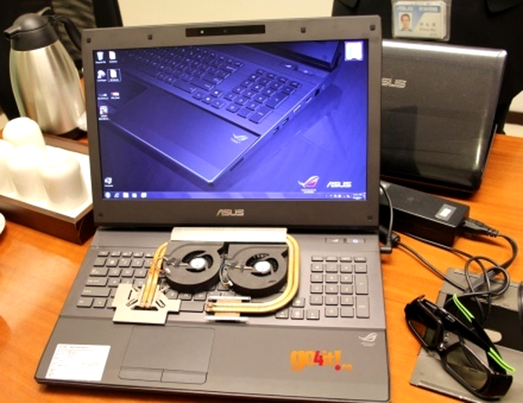 Asus G74 - sistemul de răcire