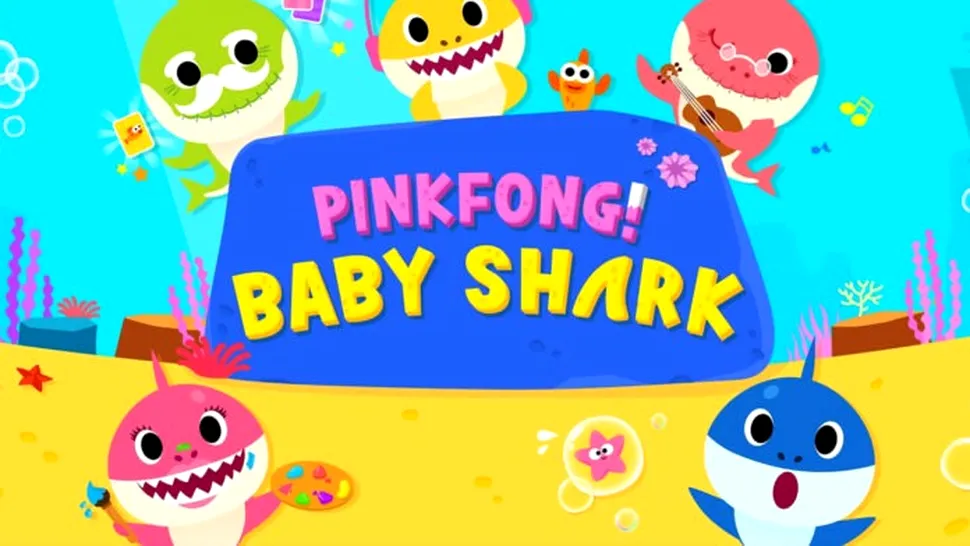Baby Shark devine primul clip din istorie cu 10 miliarde de vizualizări