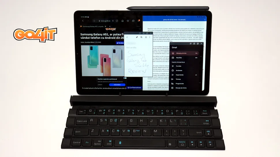 Samsung Galaxy Tab S6 Lite review: productivitate și entertainment pe tabletă