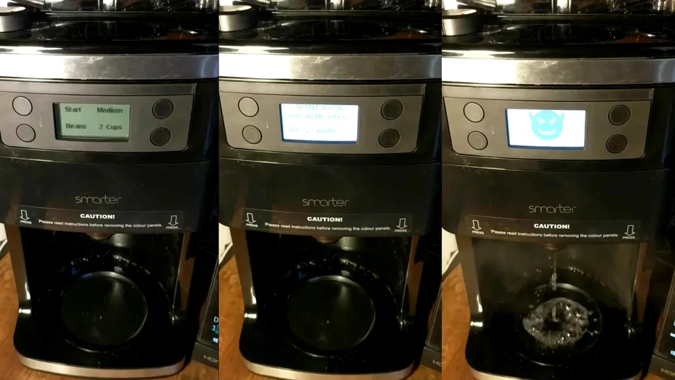Un hacker alb a cerut bani pentru a reda controlul asupra unui aparat de cafea