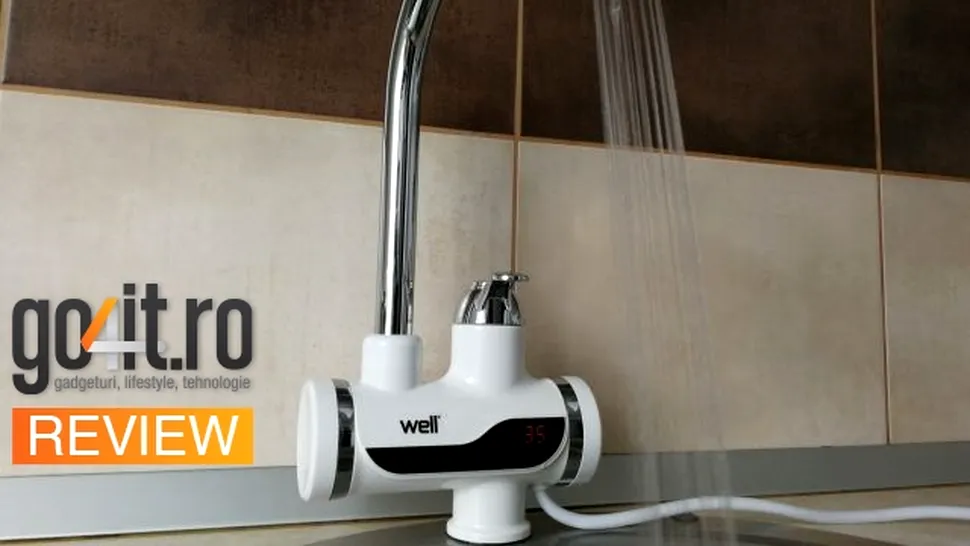 Waterfall Well - robinet electric cu afişaj LED [REVIEW]