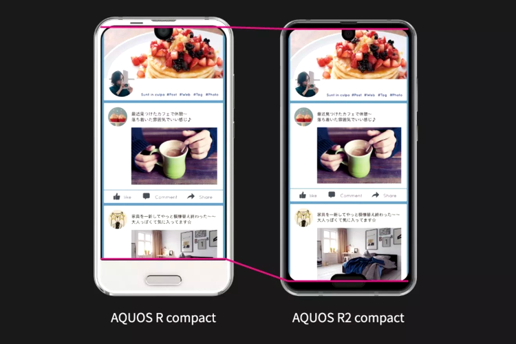 Sharp AQUOS R2 Compact