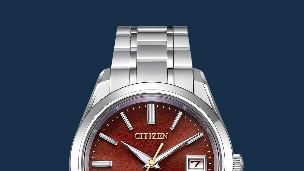 Citizen lansează AQ4100-65X: Ceas din titan cu cadran din hârtie washi și precizie de 5 secunde pe an