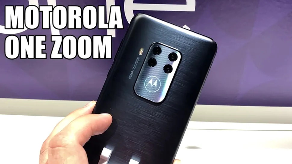 Motorola One Zoom: telefonul de sticlă care arată ca unul metalic [VIDEO]