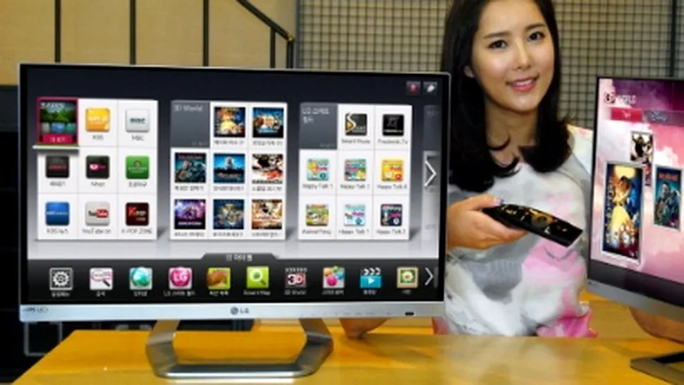 LG oferă un Smart TV compact, numai bun pentru masa din dormitor