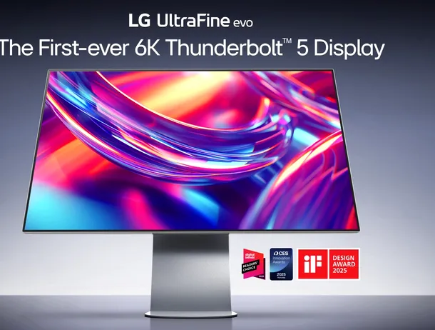 LG UltraFine evo 6K: Primul monitor 6K cu conectivitate Thunderbolt 5