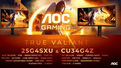 AOC GAMING lansează 25G4SXU și CU34G4Z, monitoare cu rate de refresh de 310 Hz, respectiv 240 Hz și prețuri accesibile