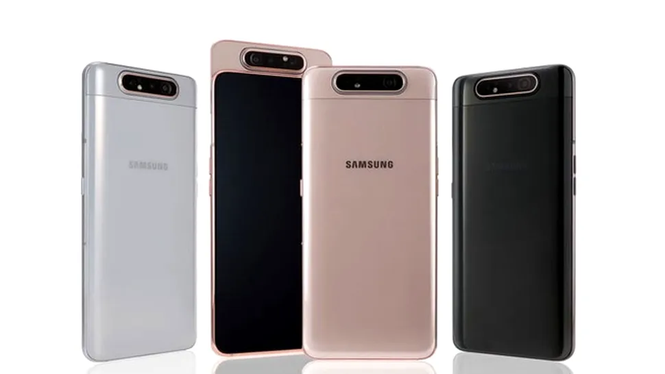 Samsung Galaxy A80 a fost anunţat: are ecran complet, slider motorizat şi cameră rotativă
