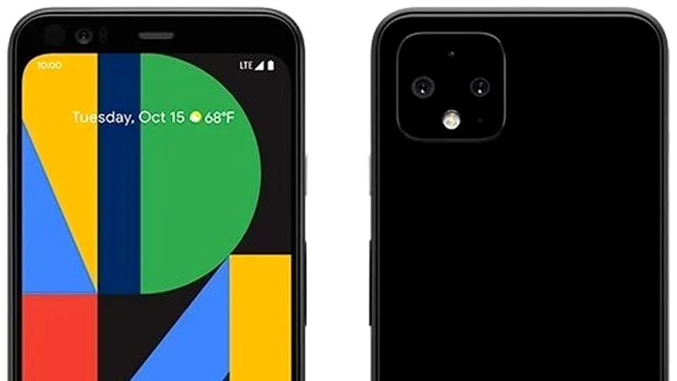 Google Pixel 4 apare într-o primă imagine de prezentare oficială, cu două săptămâni înainte de lansare
