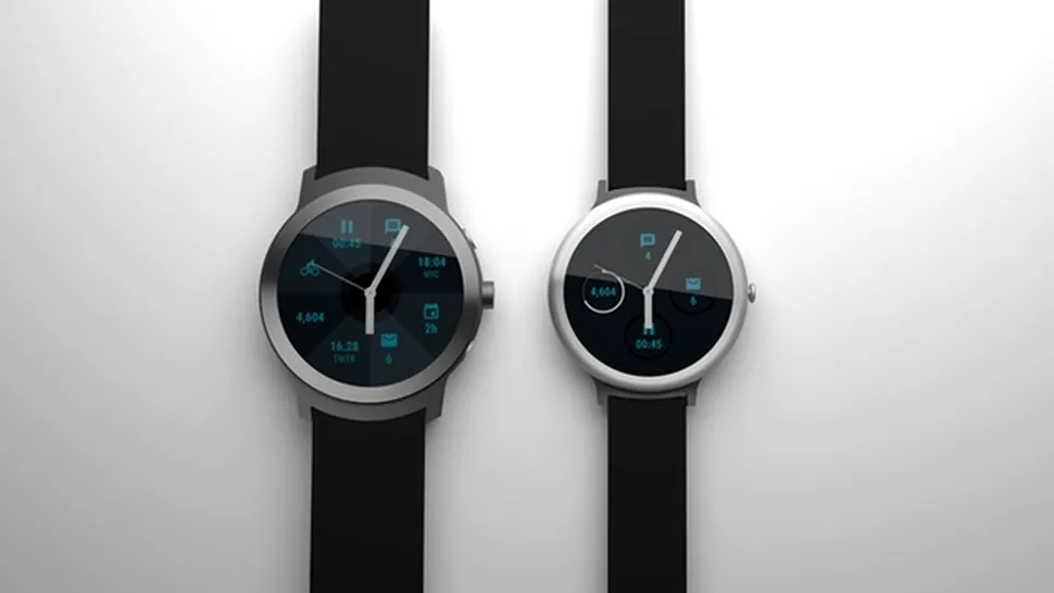 Aşa ar putea arăta noile ceasuri cu Android Wear de la Google