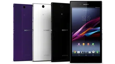 Un telefon gigantic devine o tabletă mică: Sony Xperia Z Ultra are acum o versiune Wi-Fi