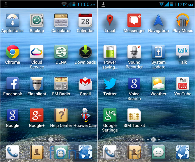 Huawei Ascend Y300 - Android Jelly Bean personalizat cu interfaţa Emotion UI