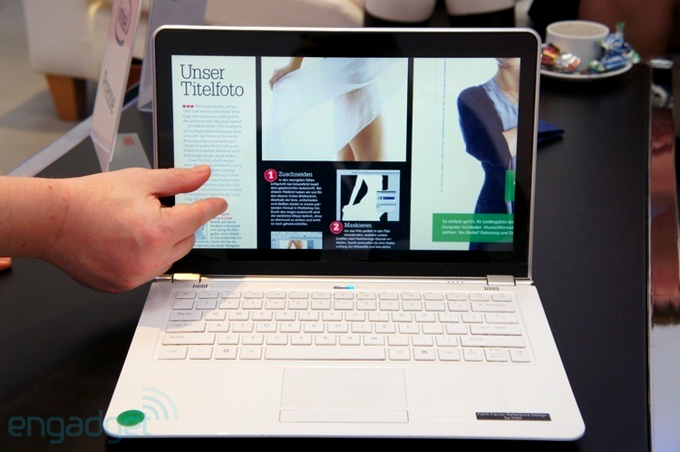 Intel Ivy Bridge Ultrabook touchscreen - tastatura chiclet şi touchgeneros