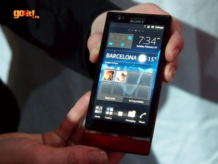 Sony Xperia P la MWC 2012
