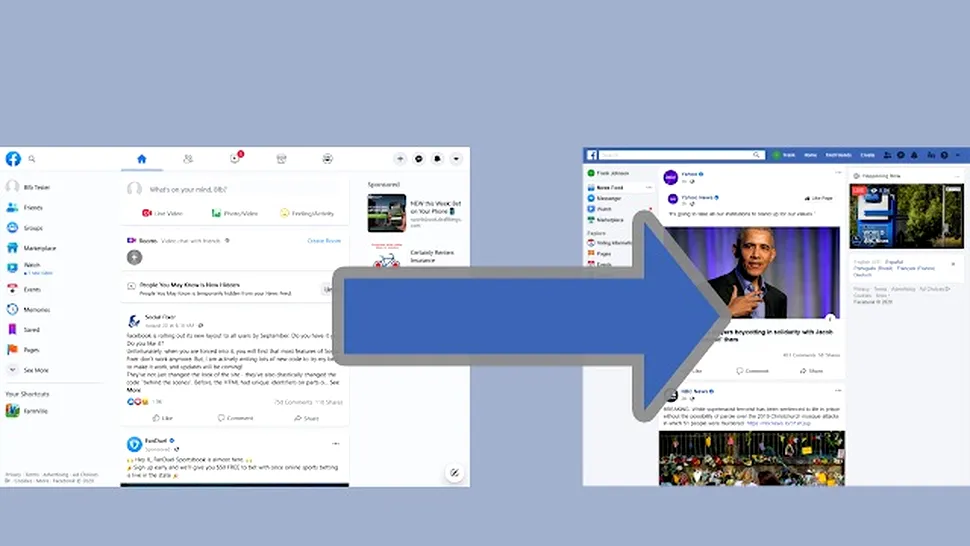 Cum să aduci înapoi vechea interfață Facebook pe desktop