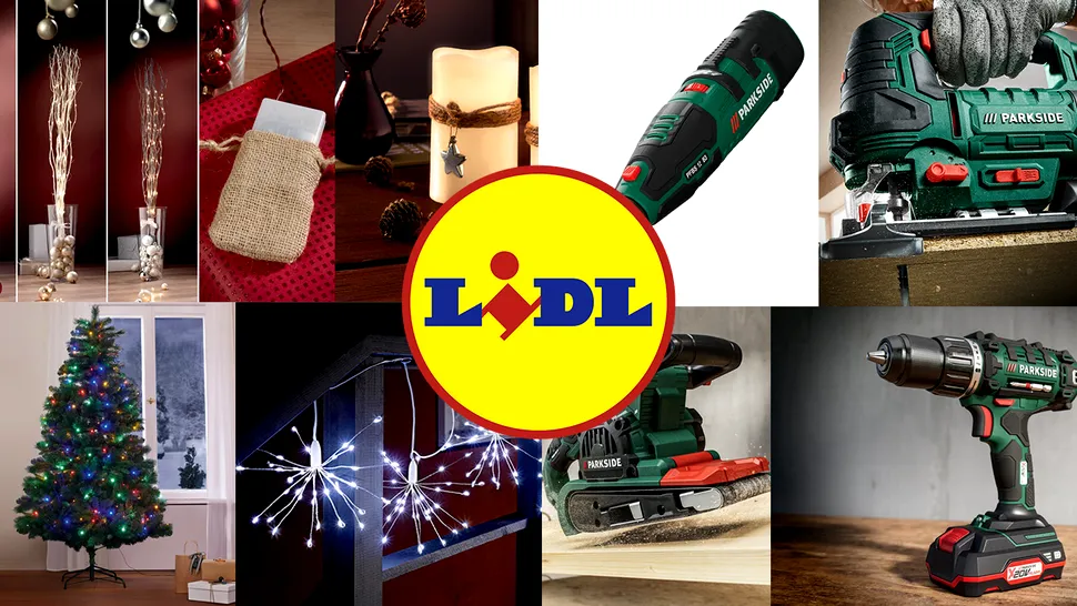 Idei de cadouri pentru Crăciun de la Lidl: pulovere de sezon cu LED-uri și scule electrice