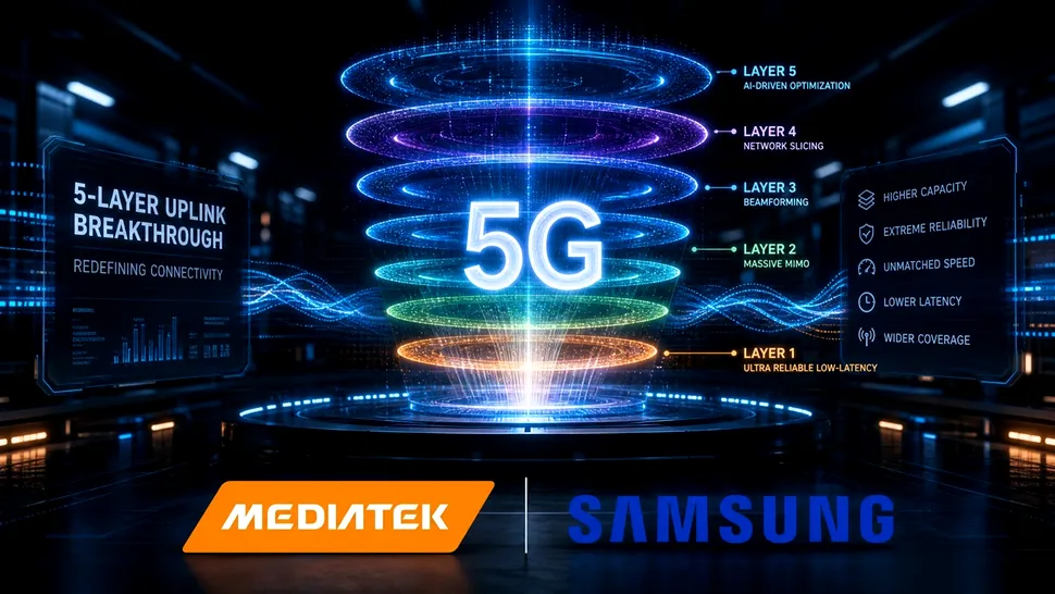 Samsung și MediaTek stabilesc un nou reper pentru vitezele de upload în rețelele 5G